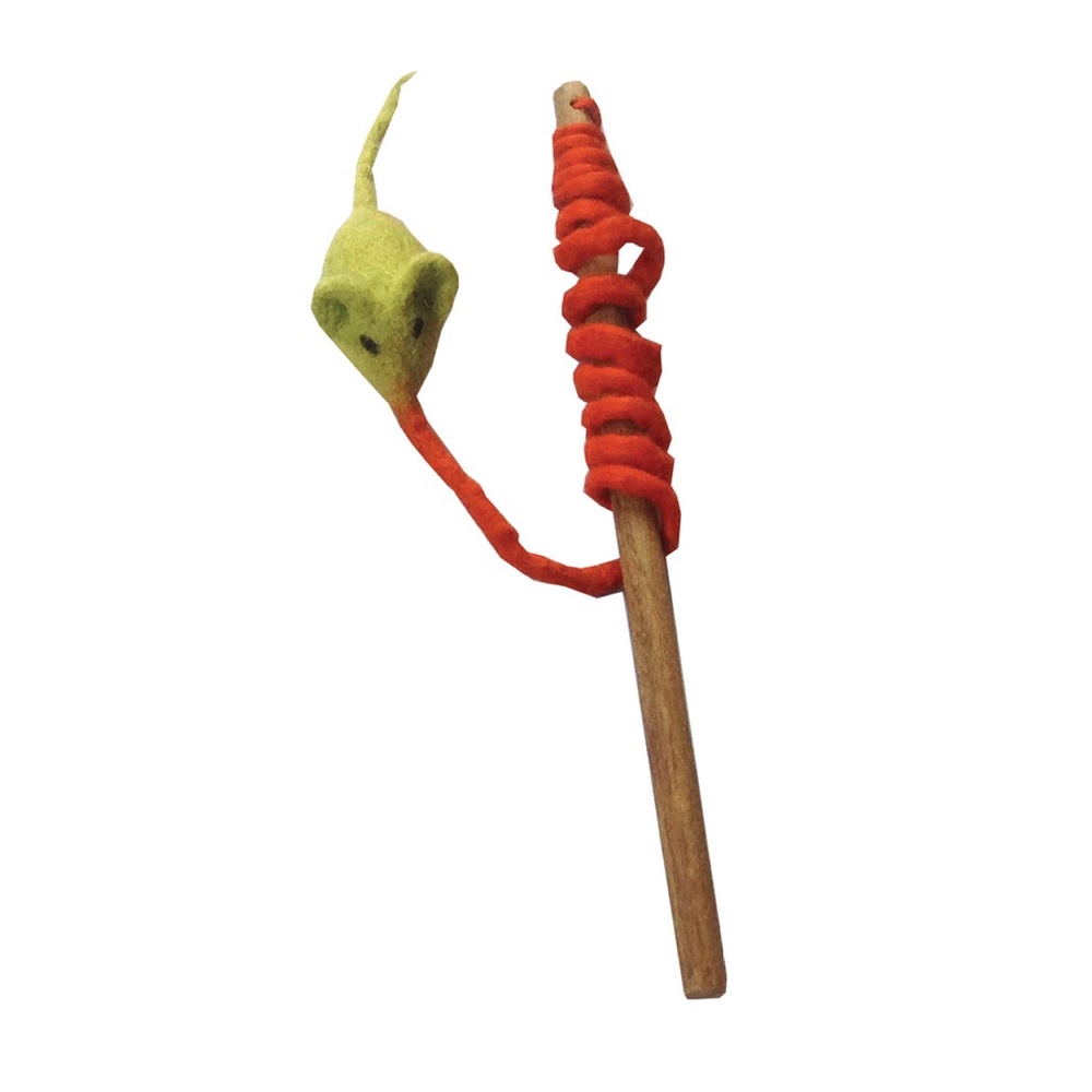 Le Sharma Wool Cat Teaser Toy